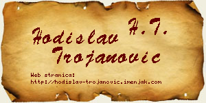 Hodislav Trojanović vizit kartica